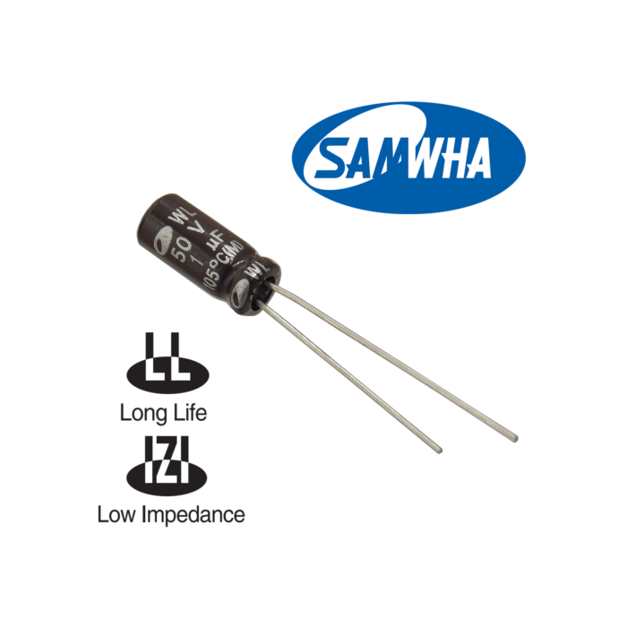 1мкФ 50В (5x11) WL Конденсатор электролитический | Samwha | - купить в ...