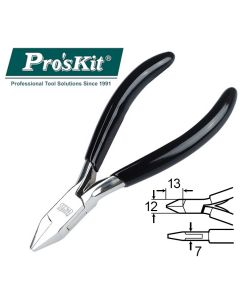 1PK-23 Pro'sKit Кусачки прецизионные чистовые прямые (медь до 2мм, 110мм, пружина)