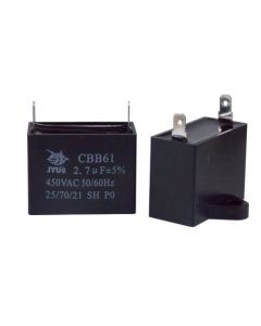 CBB61K 2,7мкФ 450В Конденсатор пусковой (МБГЧ)