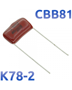 CBB-81 1000пФ 1000В Конденсатор пленочный (К78-2)