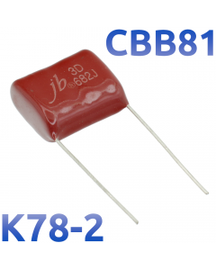 CBB-81 6800пФ 2000В Конденсатор пленочный (К78-2)