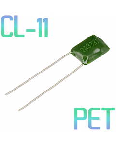CL11 0,033мкФ 100В Конденсатор пленочный (К73-9)