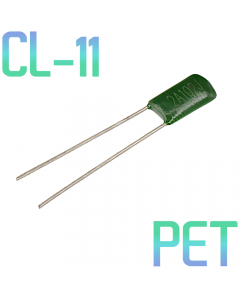 CL11 0,001мкФ 100В Конденсатор пленочный (К73-9)