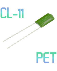 CL11 0,0022мкФ 400В Конденсатор пленочный (К73-9)