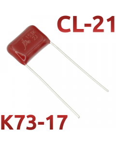 CL21 0,015мкФ 630В Конденсатор пленочный (К73-17)