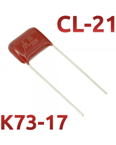 CL21 0,033мкФ 400В Конденсатор пленочный (К73-17)
