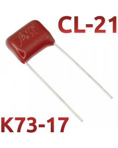 CL21 0,047мкФ 400В Конденсатор пленочный (К73-17)
