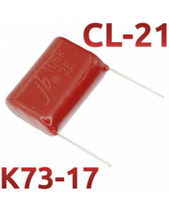 CL21 10мкФ 250В Конденсатор пленочный (К73-17)