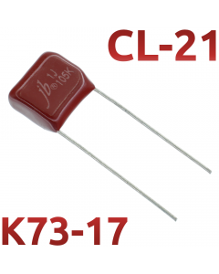 CL21 1мкФ 63В Конденсатор пленочный (К73-17)