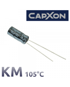 10мкФ 16В (5x11) KM-105C Конденсатор электролитический
