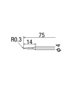 R-48SB жало GOOT D=4мм (малый конус)