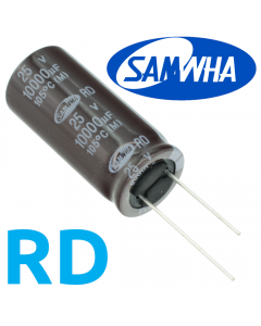 10000мкФ 25В (18x40) RD-105C Конденсатор электролитический