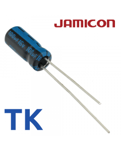 100мкФ 16В (5x11) TKR-105C Конденсатор электролитический