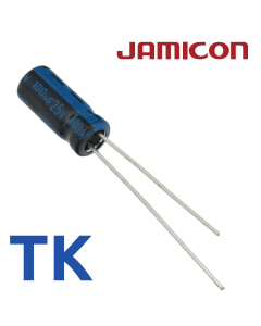 100мкФ 25В (5x11) TKR-105C Конденсатор электролитический