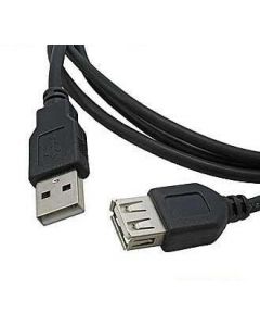 USB-A F USB-A M 3m black