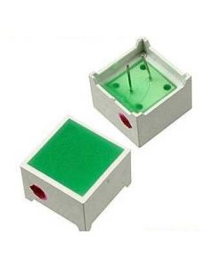 15X15mm 2V green two-feet Индикатор